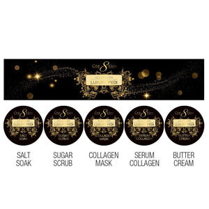 Cre8tion Luxury Golden Pedicure Spa Set 19558