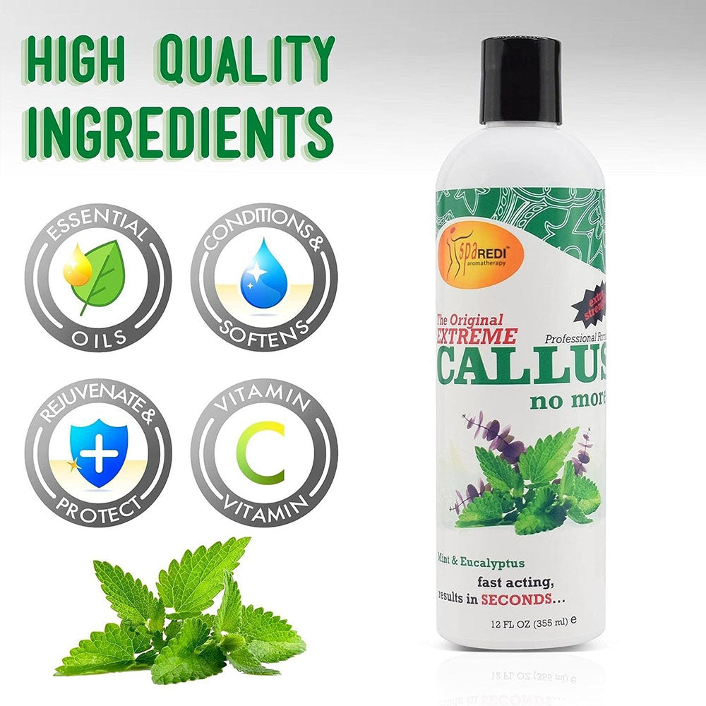 Chemco Spa Redi Dissolvant de Callosités 12 oz Menthe & Eucalyptus 08555