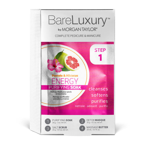 MT Pédicure et manucure Bareluxury 4 en 1 Énergie Pomélo & Hibiscus