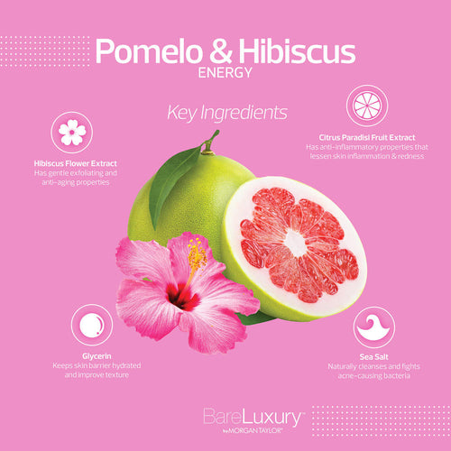 MT Pédicure et manucure Bareluxury 4 en 1 Énergie Pomélo & Hibiscus