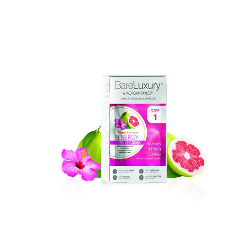 MT Pédicure et manucure Bareluxury 4 en 1 Énergie Pomélo & Hibiscus
