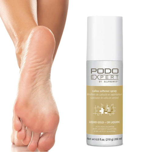 Podoexpert Spray adoucissant pour callosités Or liquide 200 ml 18736