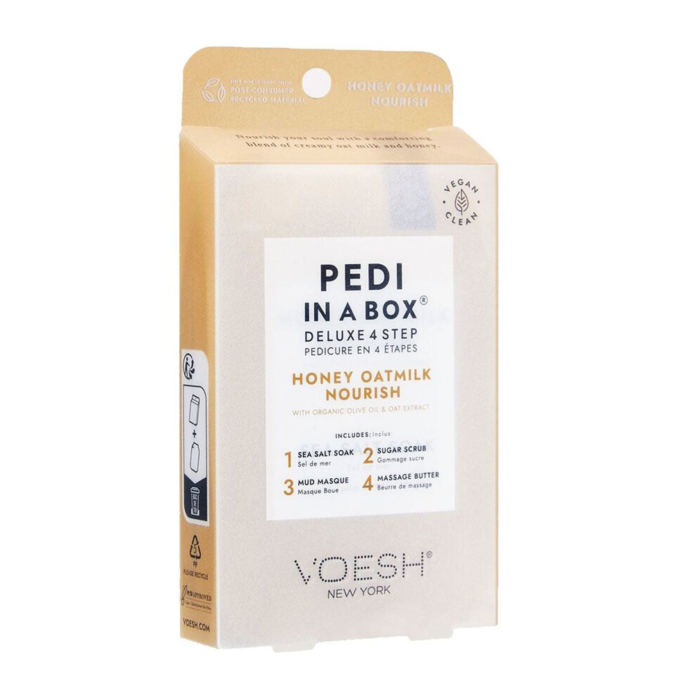 Voesh Pedi In A Box Deluxe 4 Step  - Honey Oatmilk Nourish
