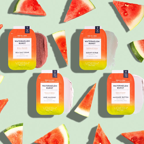 Voesh Pedi In A Box Deluxe 4 Step Watermelon Burst Duo 23005