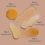Voesh Pedi Moments Golden Duo Vanille VPM527GLD 23838