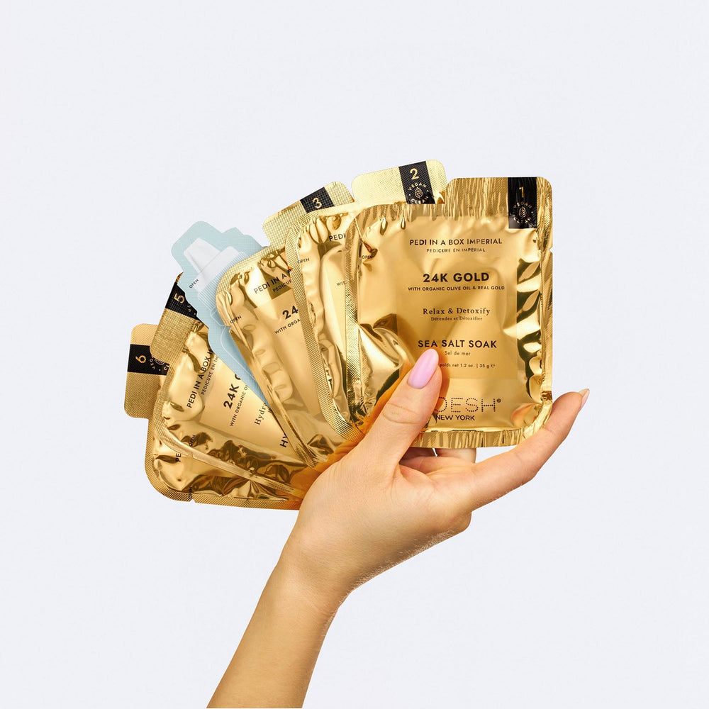 Voesh Pedi In A Box 6 Step - Imperial Gold VPC608GLD 24507