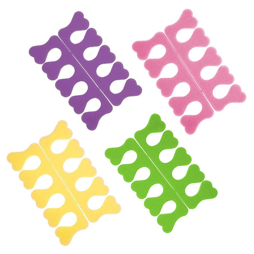 Écarteurs d'orteils en soie B 4 couleurs 100 pièces 26182