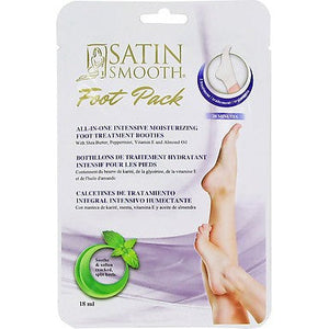 Satin Smooth Foot Treatment Booties 18ml SSFTPK1 81406