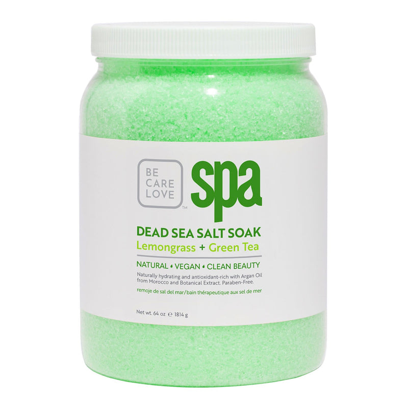 BCL SPA Dead Sea Salt Soak 64 oz- Lemongrass+Green Tea 50001
