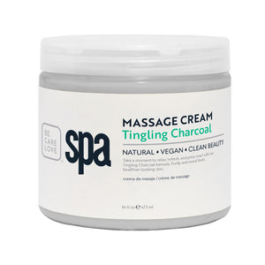 BCL SPA Massage Cream 16 oz - Tingling Charcoal 51114