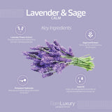 MT Pédicure et manucure de luxe Bareluxury 4 en 1 Calme - Lavande et sauge 51316