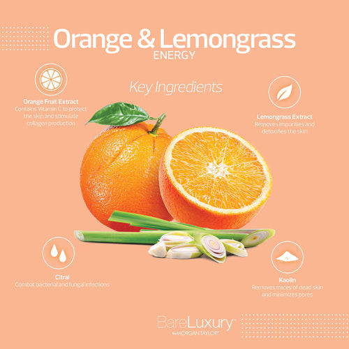 MT Bareluxury Pedi & Mani 4 en 1 Énergie - Orange & Citron 51318