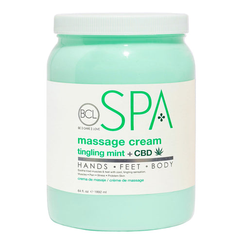BCL SPA Crème de massage 64 oz - Menthe picotante + CBD 56106