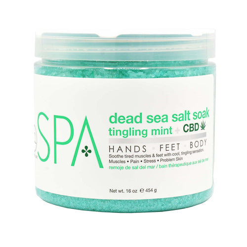 BCL SPA Sels de la mer Morte pour le bain 454 g - Menthe picotante + CBD 56111