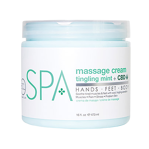 BCL SPA Massage Cream 16 oz - Tingling Mint 56116