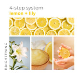 BCL SPA Sel de la Mer Morte Éclaircissant pour Bain de Pieds 64oz Citron + Lys