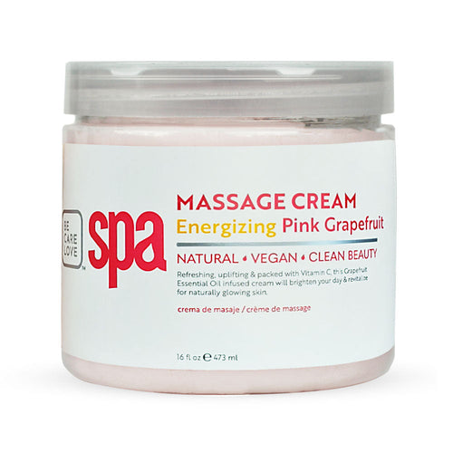 Crème de massage BCL SPA 473 ml Pamplemousse Rose Énergisant 58016