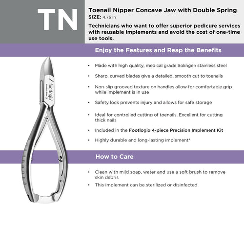 Trousse à outils Footlogix Pedi Expert 60060