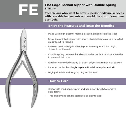 Trousse à outils Footlogix Pedi Expert 60060