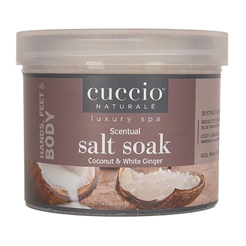 Cuccio Sel de Bain Aromatique 29 oz Noix de Coco & Gingembre Blanc 3296