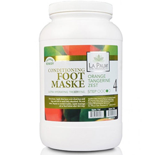 La Palm Masque Revitalisant pour les pieds 1G-Orange Tangerine Zest 01320