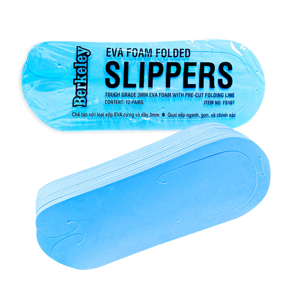 Pantoufles pliées en mousse EVA Berkeley 3 mm 12 paires FS107-600