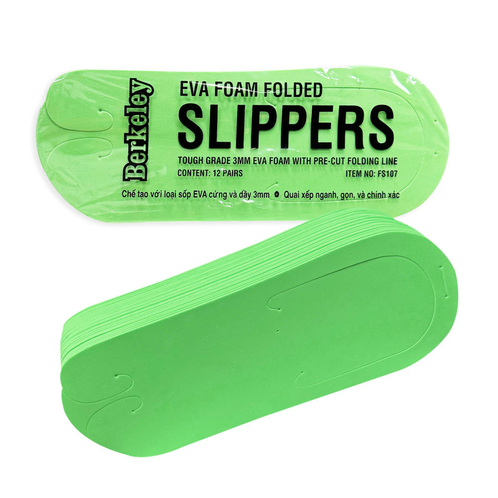 Pantoufles pliées en mousse EVA 3mm Berkeley 12 paires - FS107-600