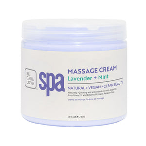 BCL SPA Crème de Massage 16 oz - Lavande+Menthe 53106