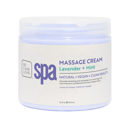 BCL SPA Crème de Massage 16 oz - Lavande+Menthe 53106