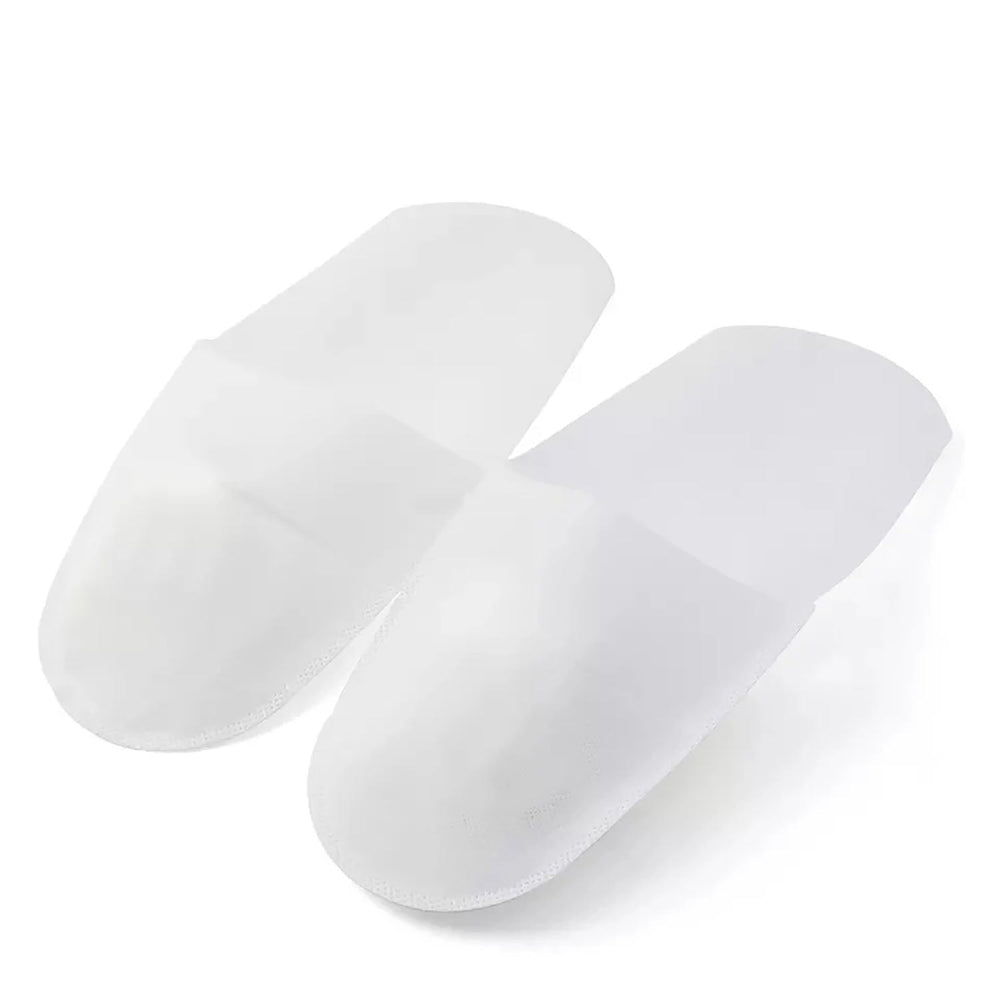 Luxurious Pedicure Slippers Paper - White 25 pairs DSS-1050