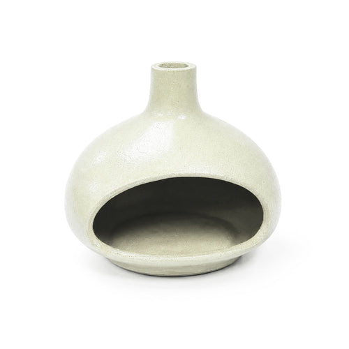 Brûleur d'encens en céramique HAKU style Wabi-Sabi - Os 12255