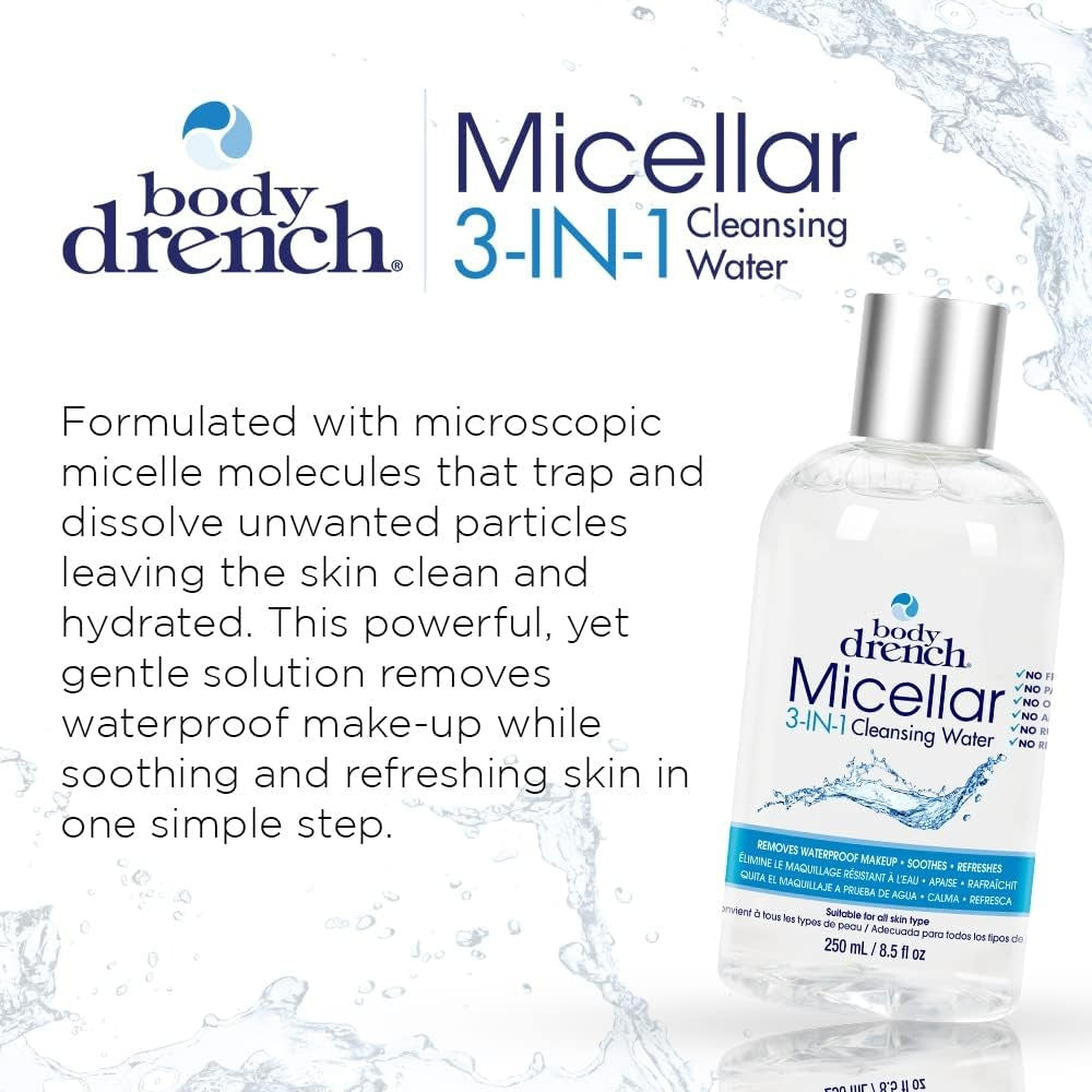 Bodydrench Micellar 3-IN-1 Cleansing Water 8.5 fl oz - 67743