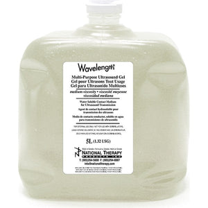 Wavelength Clear Ultrasound Gel Medium Viscosity 5L NTPC500X