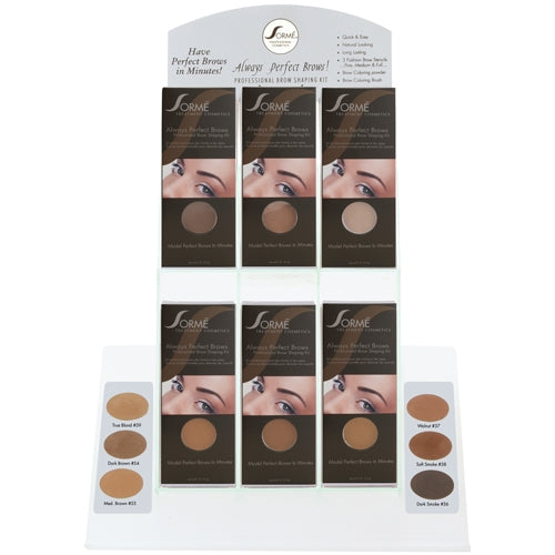 Trousse à sourcils Always Perfect Brows de Sorme 3,4 g - Noyer 37