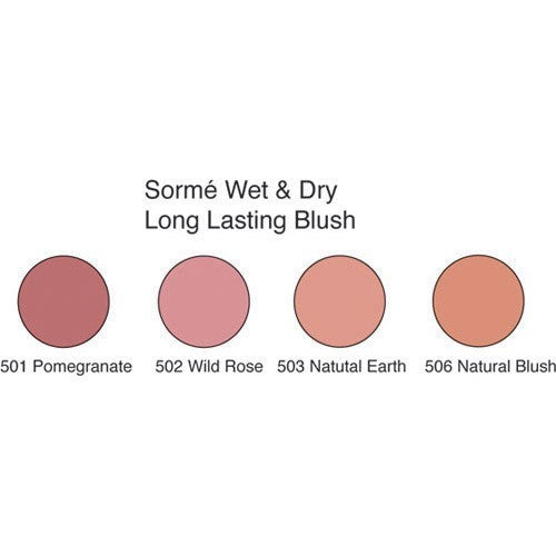 Sorme Long Lasting Blush Humide/Sec Wild Rose 4g. #502