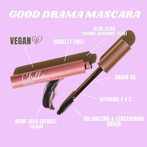 Chella Good Drama Mascara 9,75 ml Noir 441010