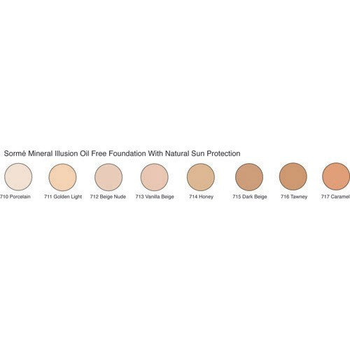 Sorme Mineral Illusion Oil-Free Foundation 0.8oz - Honey 714