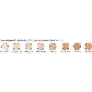 Sorme Mineral Illusion Oil-Free Foundation.8ozDark Beige 715