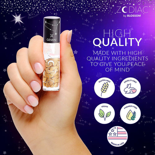 Coffret Ornement Rouge à Lèvres Roll-on Blossom Zodiac - Gémeaux 20043