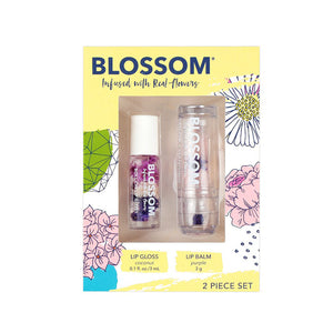 Blossom Roll-on Lip Gloss/Lip Balm Gift Set BLGS23 50024
