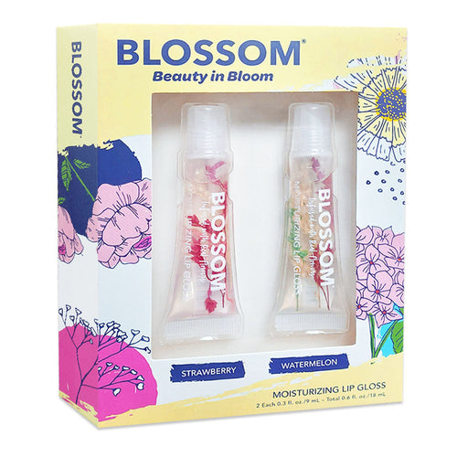 Blossom Ensemble Cadeau Brillant à Lèvres Hydratant 2 Pièces BL-GS26 50027