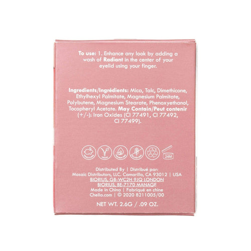 Fard à paupières Chella Radiant Refill Pearl - Cuivre 2.6g 11005