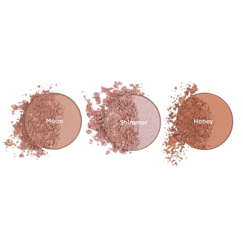 Palette de trois fards à paupières BDB B4051 87295