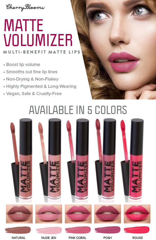 Cherry Blooms Matte Lips Volumizer 0.17 oz - Natural 0309