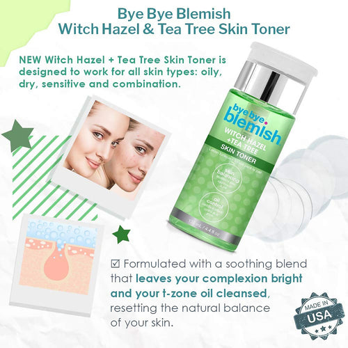 ByeBye Blemish Witch Hazel Tea Tree Skin Toner 130ml 16407