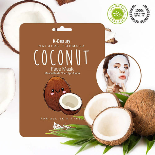 Masque Visage Nourrissant Naturel à la Noix de Coco Saplaya 25ml SFM010