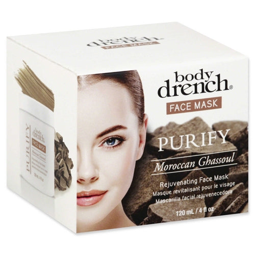Masque purifiant au ghassoul marocain Bodydrench pour le visage 118 ml 10169
