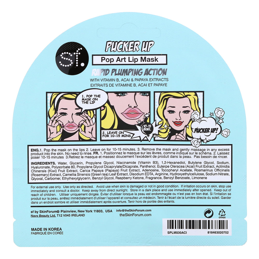 SKINFORUM Pop N' Glow Masque pour les lèvres Pucker Up SPLM030ACI 20752