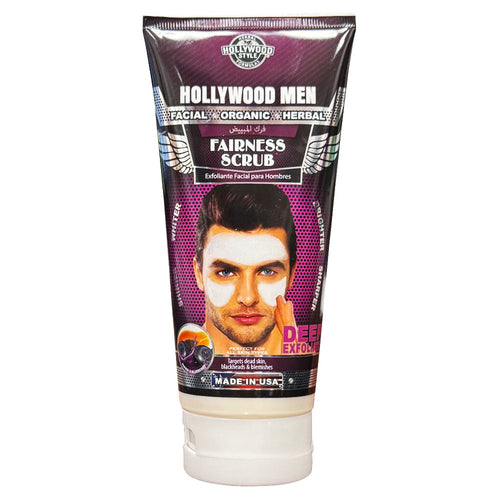 Hollywood Men Fairness Scrub 5.3 oz/150ml #50503