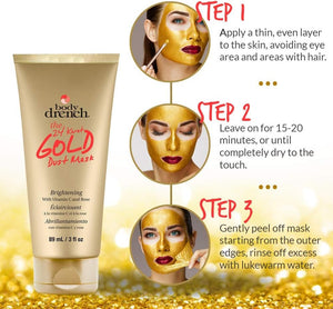 Bodydrench Le Masque Poudre d'Or Éclaircissant 3 oz /89 ml 71407